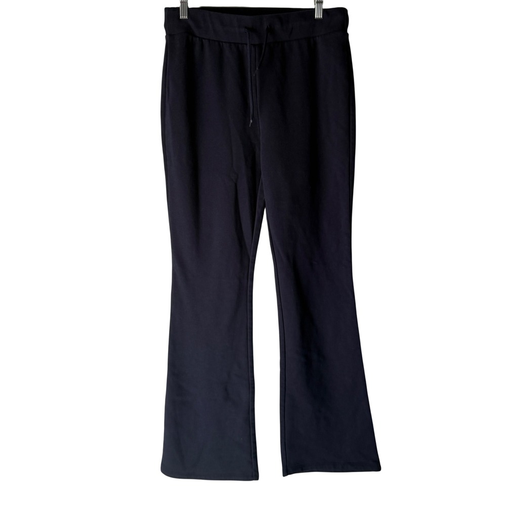 No Boundaries NWOT Navy Blue Flare Sweatpants Medium M 8 10 Yoga Lounge Pants